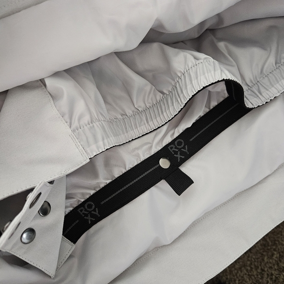 Roxy Chloe Kim Women's Large Pink Blue Pastel Marble Patterned Coat Skiing Snow - Picture 11 of 12